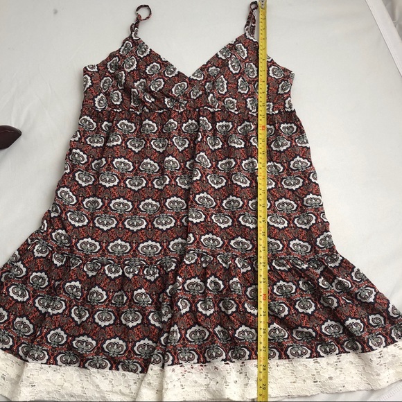 En Creme multicolor floral crossover front dress - Picture 6 of 8